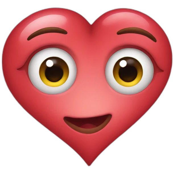 heart with eyes emoji