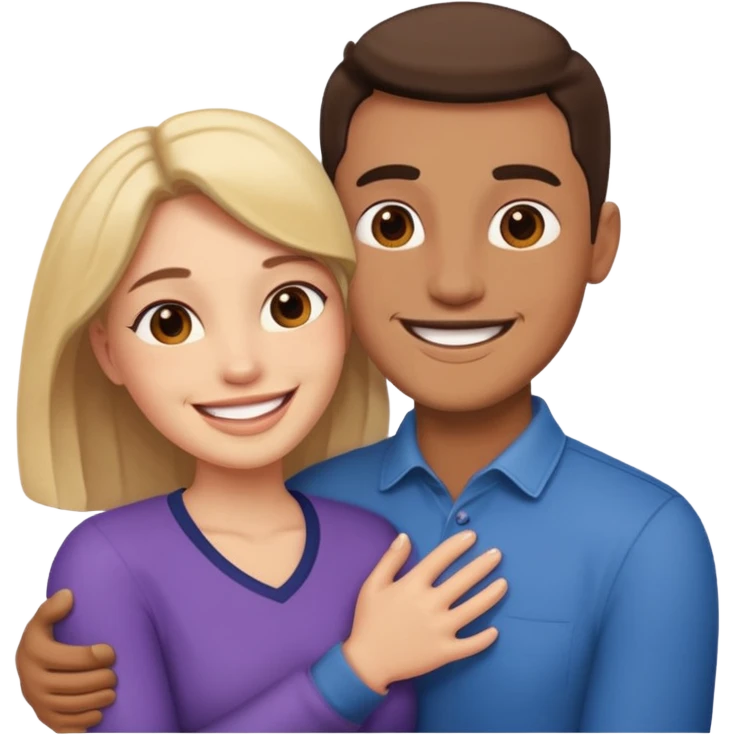 abrazar a mi papa mama emoji