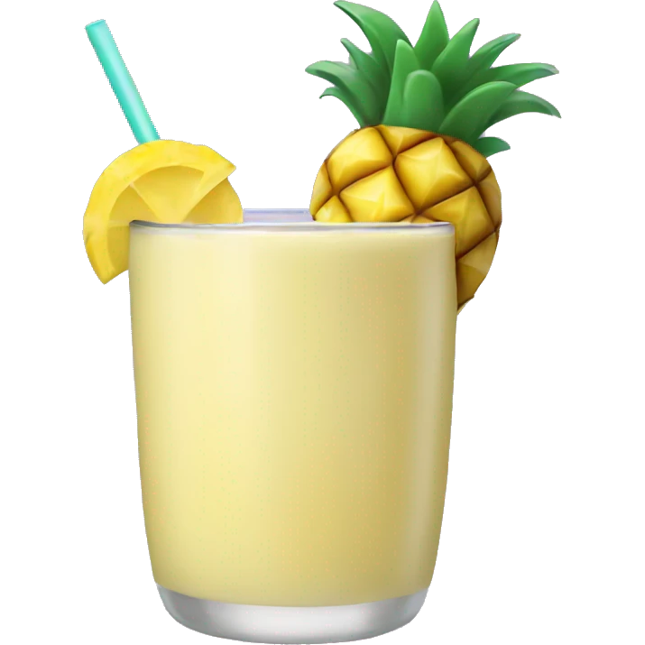 pineapple smoothie emoji