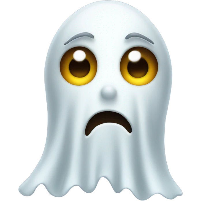 Ghost sad emoji