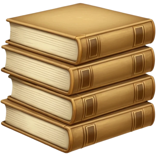 A cloud of beige books emoji