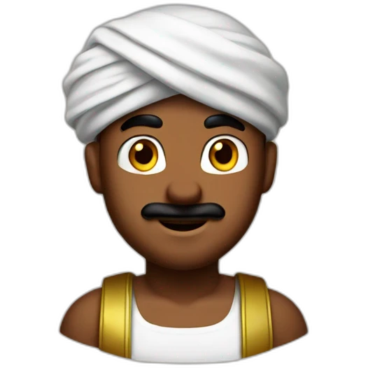 Super-Mario-with-turban-sudanese emoji