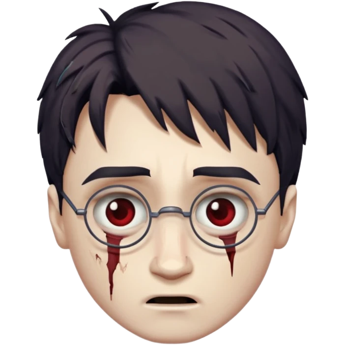 Harry Potter beaten up emoji