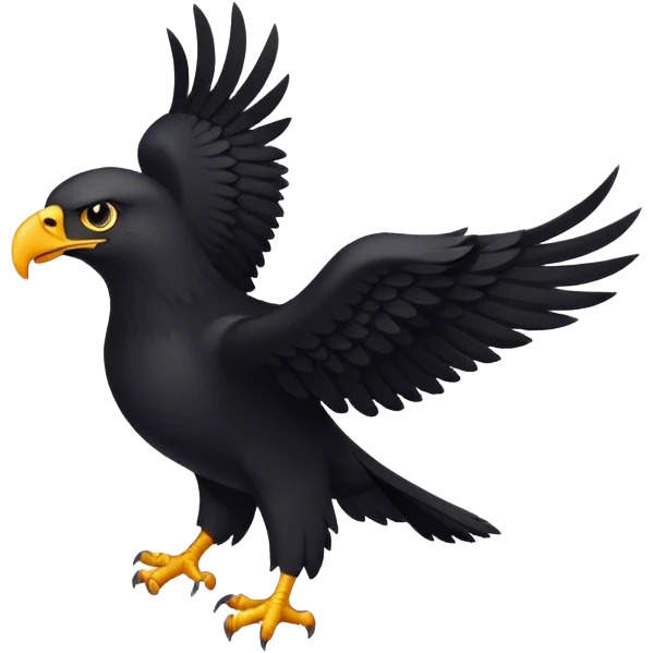 Black eage emoji