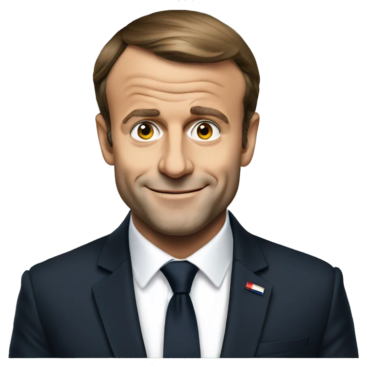 Emmanuel Macron emoji