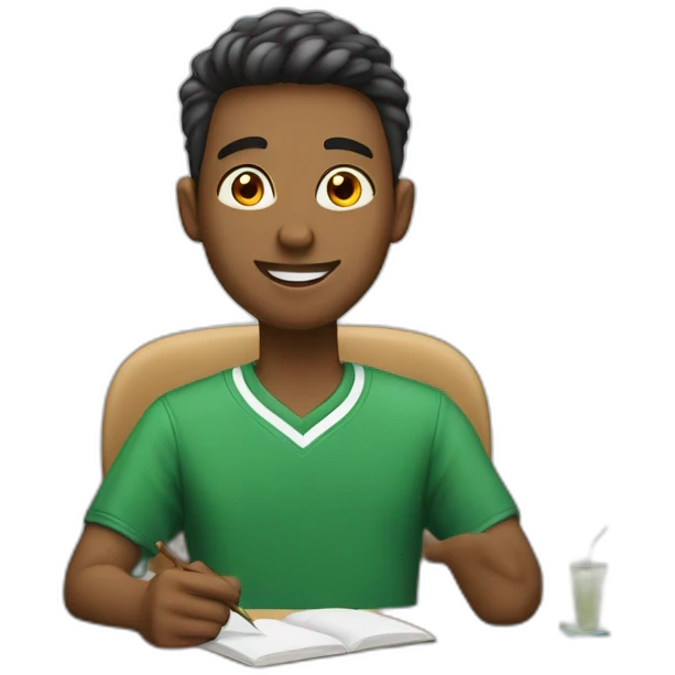 Étudiant qui révise  emoji