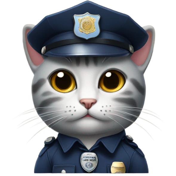 Cat cop  emoji