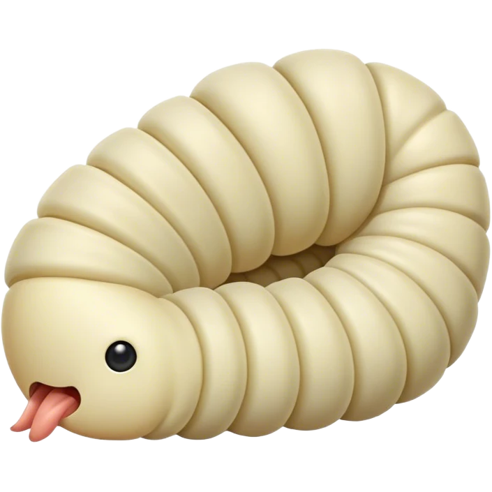 maggot looking up emoji