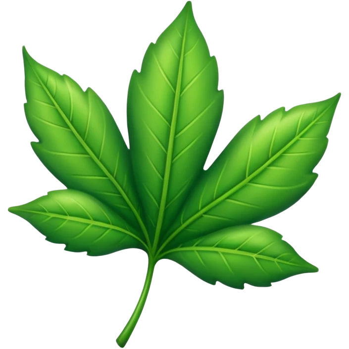 folha verde emoji