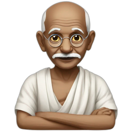 Mahatma Gandhi  emoji
