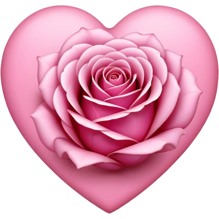 Rose heart emoji