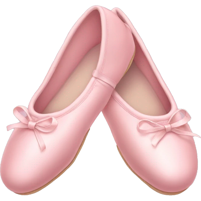 pastel pink ballet shoes emoji