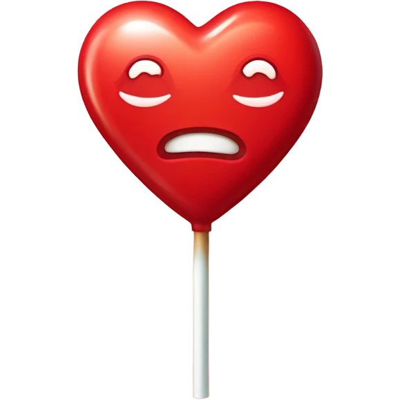heart shaped lollipop  emoji