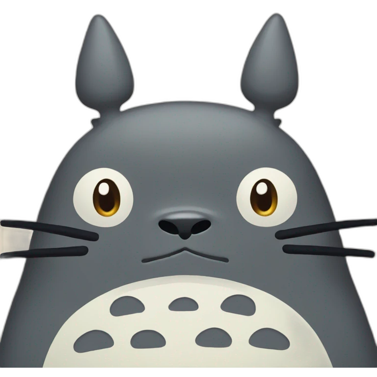 totoro face emoji
