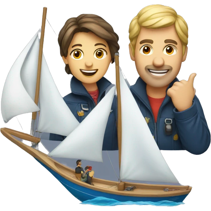 people sailing emoji