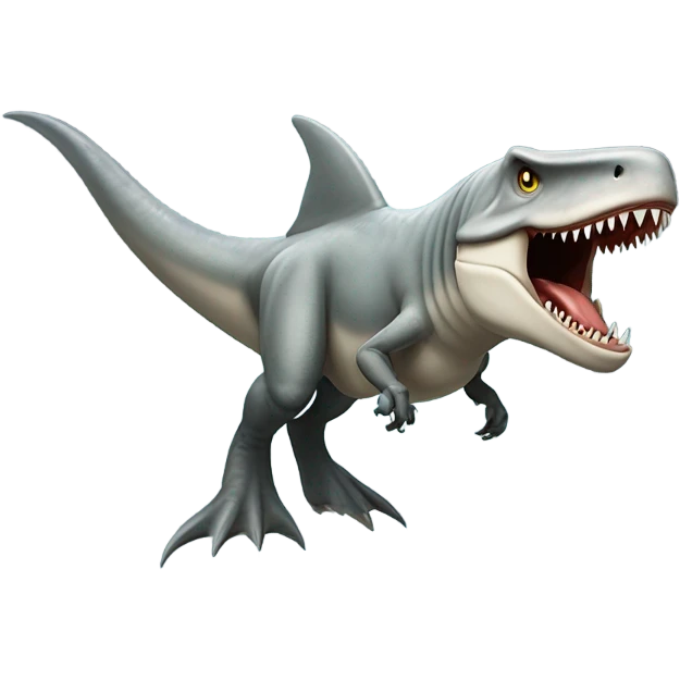 Dino shark emoji