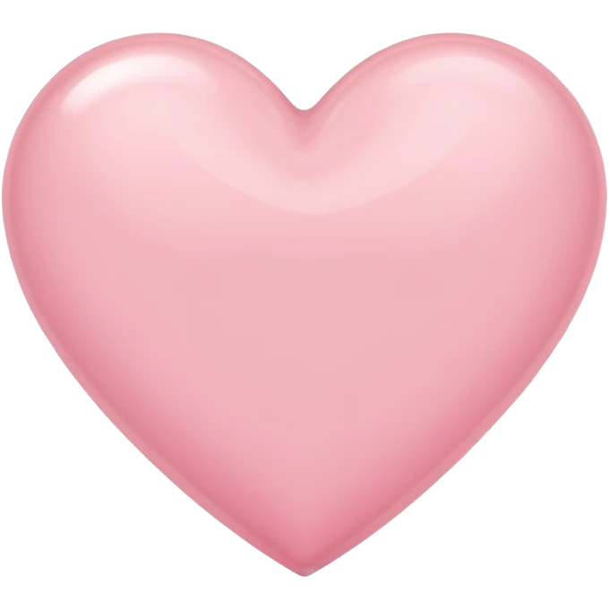 light pink heart emoji