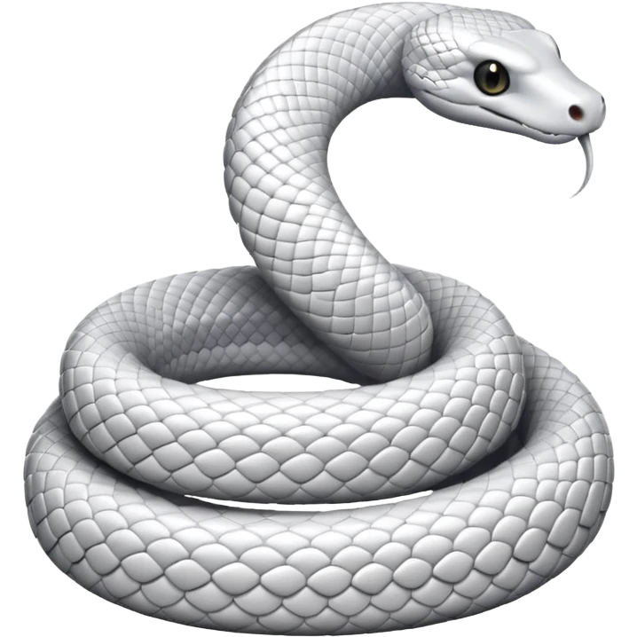 white snake emoji