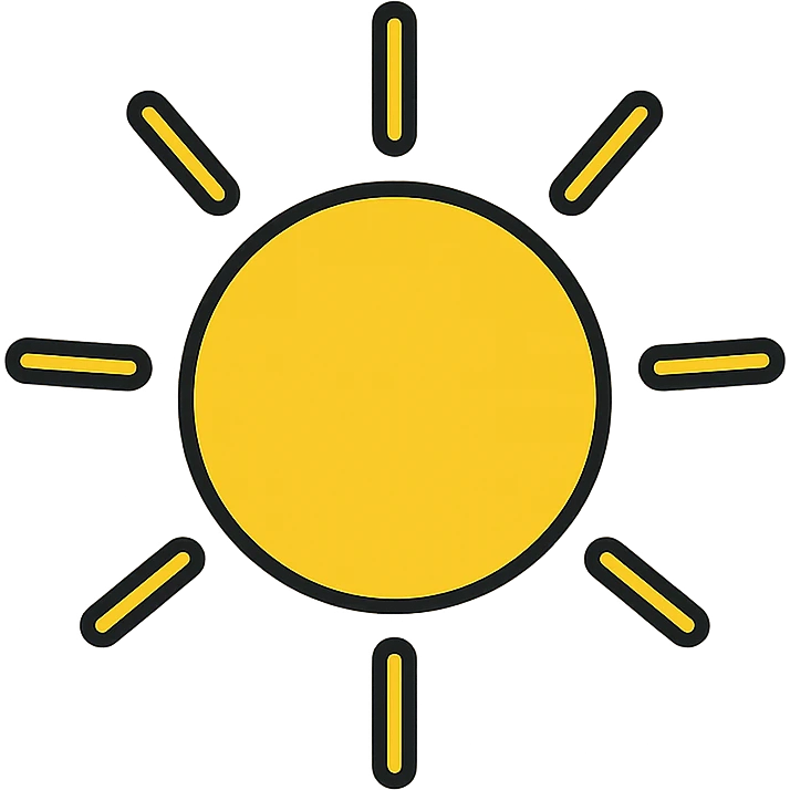 A sun emoji