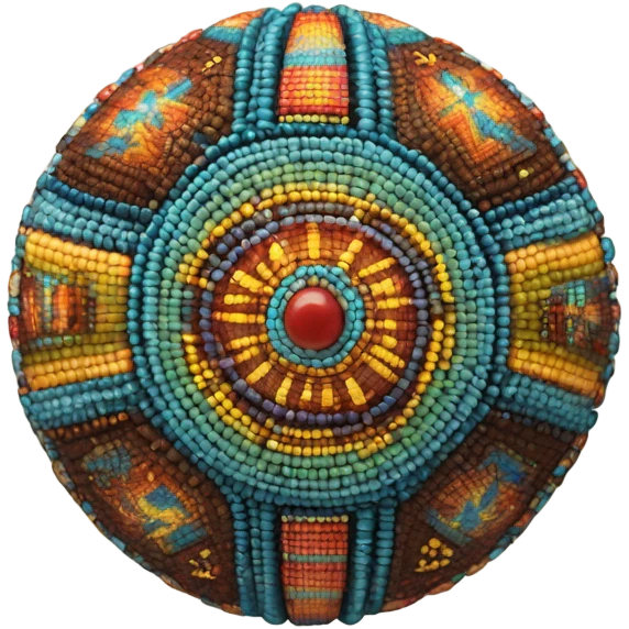 Native American beadwork  emoji