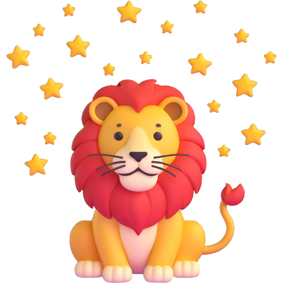 lion with stars emoji