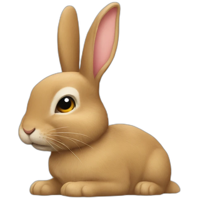 Lapin qui fait caca emoji
