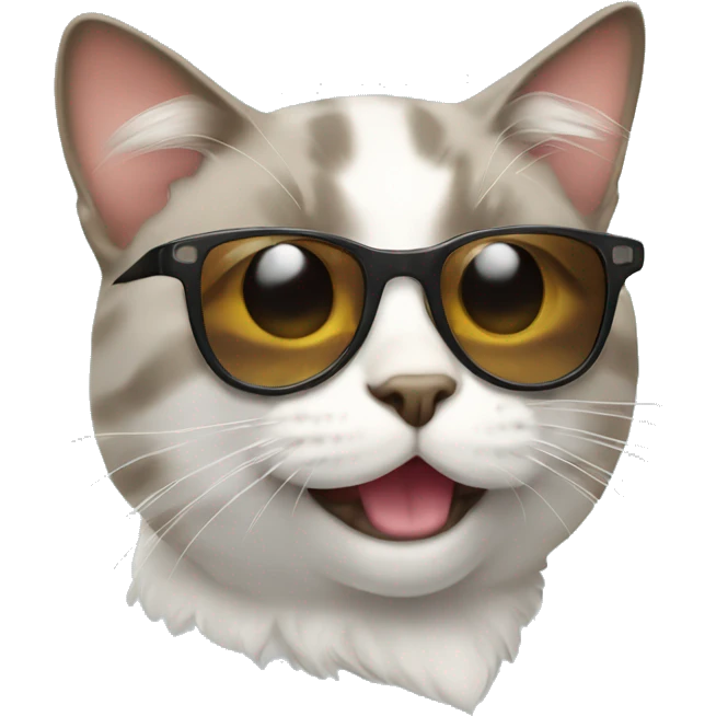 cat with sunglas emoji