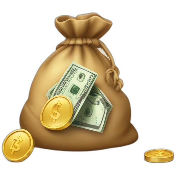 moneybag cash flowing out emoji