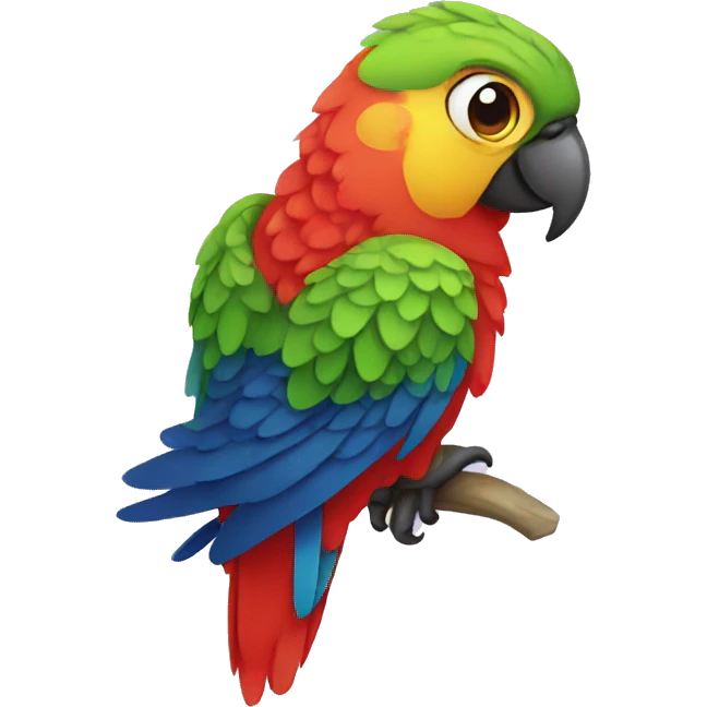 pretty parrot emoji
