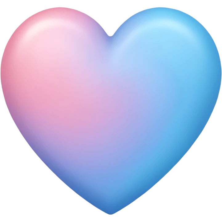 Heart pastel emoji