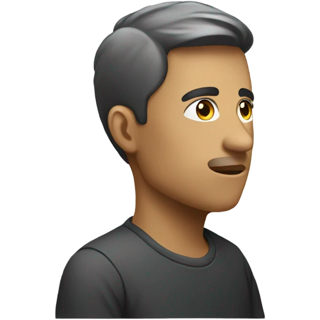 Looking to the side side perspective  emoji
