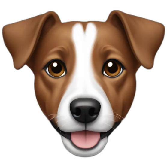 full brown jack russell with no white emoji