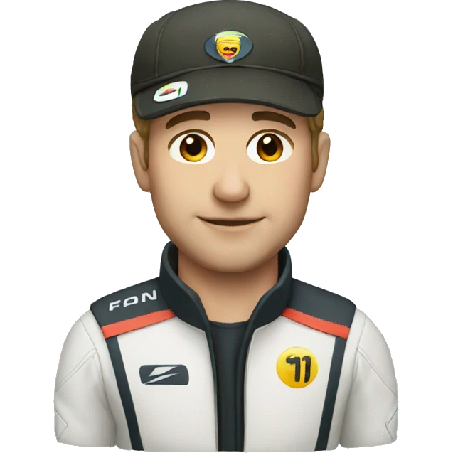 F1 pilot emoji