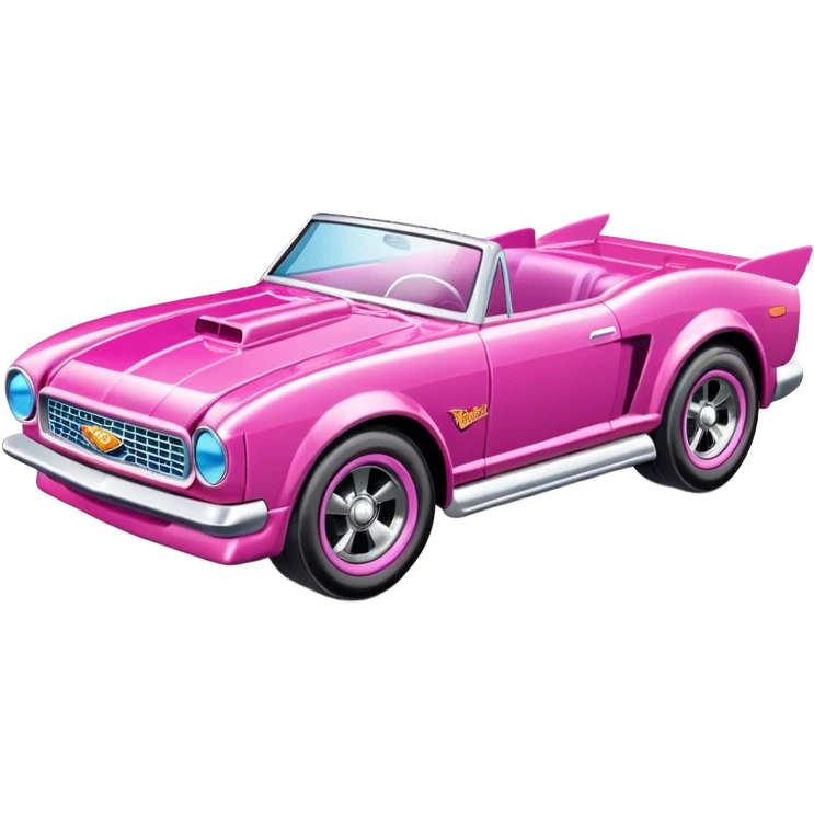 Машинка HotWheels розового цвета в классической упаковке HotWheels. emoji