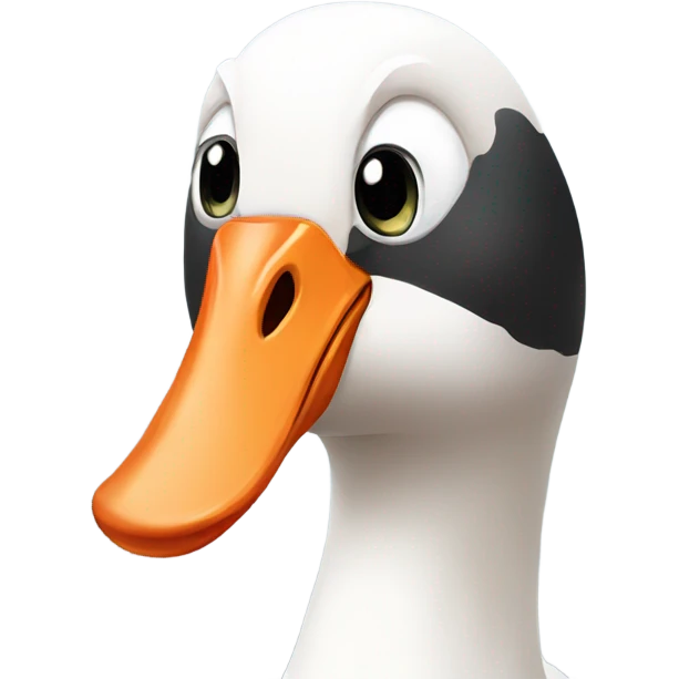 Super cute goose emoji