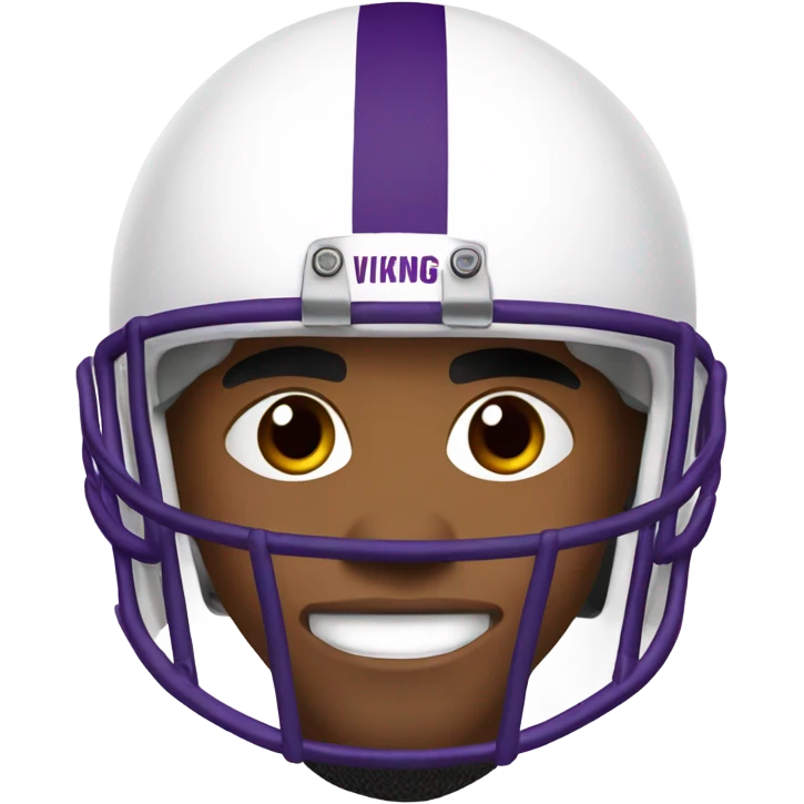 Minnesota Viking Justin Jefferson face wearing a helmet  emoji