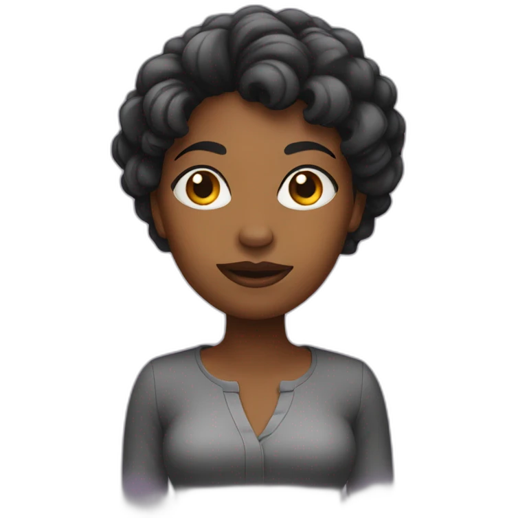 Sassy black woman emoji