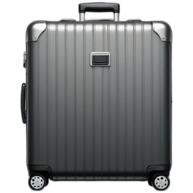 Rimowa black classic cabin emoji