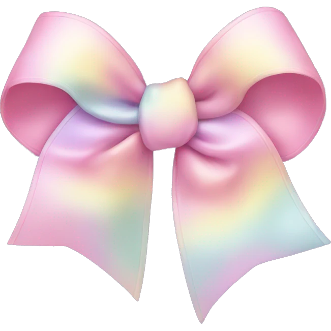 pastel bow emoji
