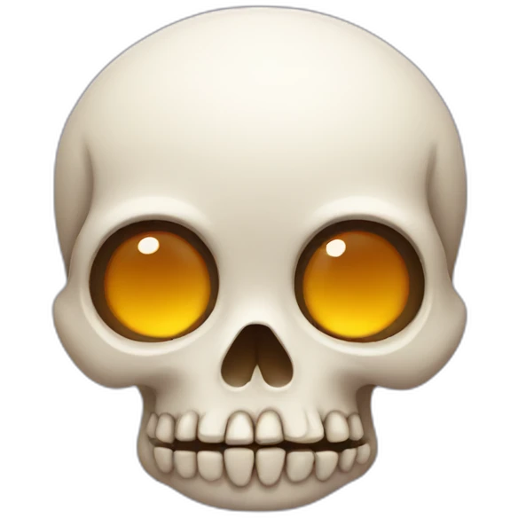 cute skull emoji