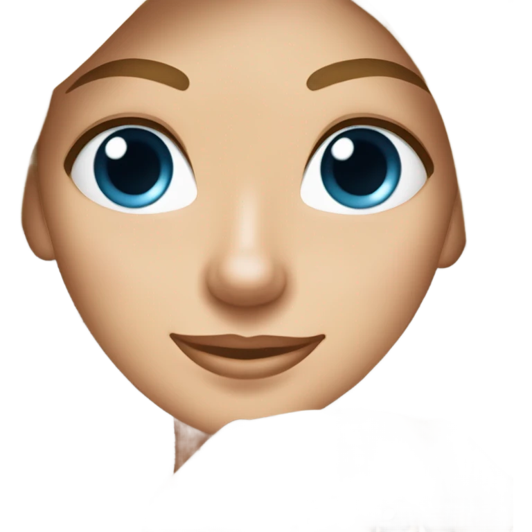 62 year Old blue eyed blonde lady with long straight hair with dark brown Cockapoo puppy dog emoji