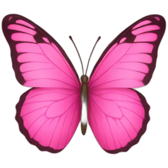 Butterfly pink emoji