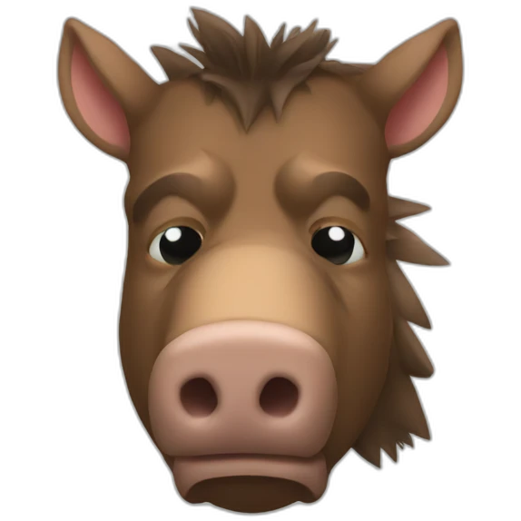 boar facepalm emoji