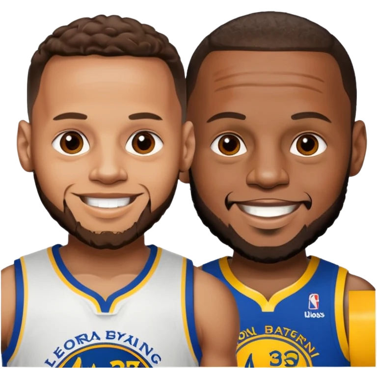 LeBron with Steph curry emoji