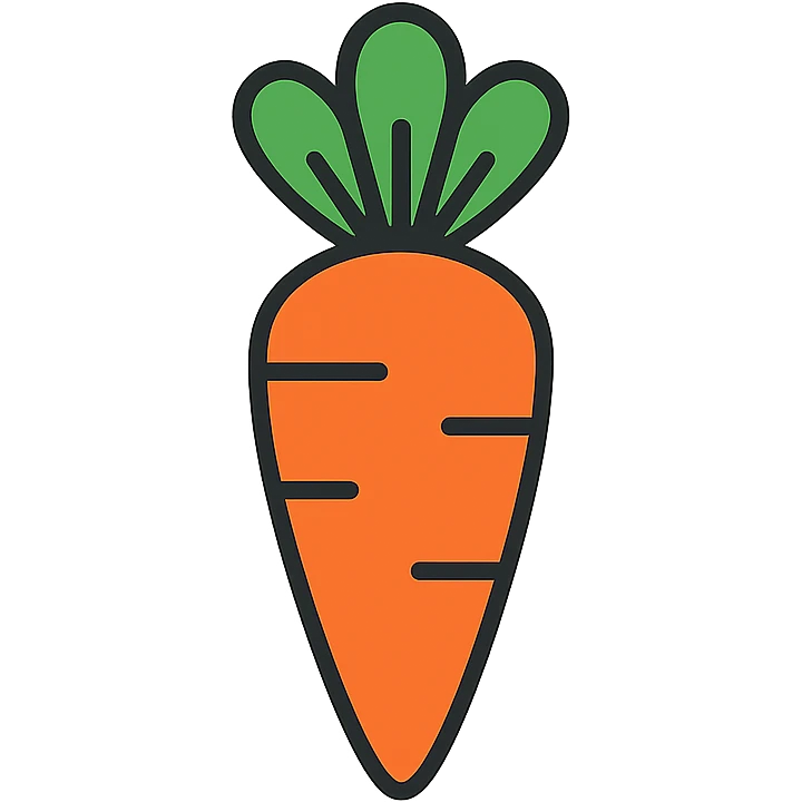 A single carrot emoji