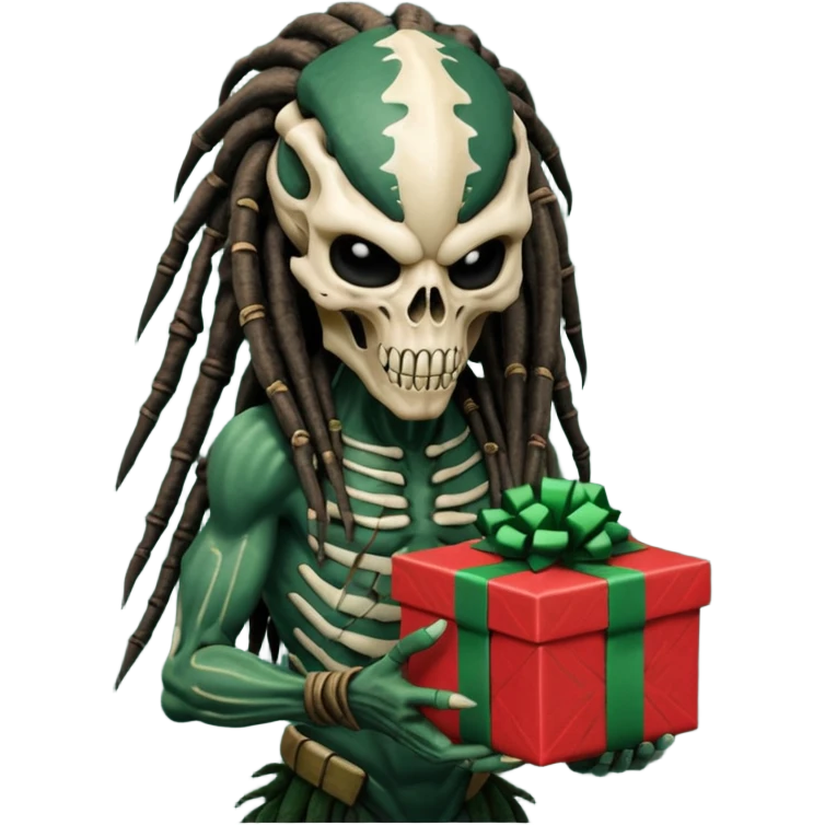 The predator/yautjamaking a gift emoji