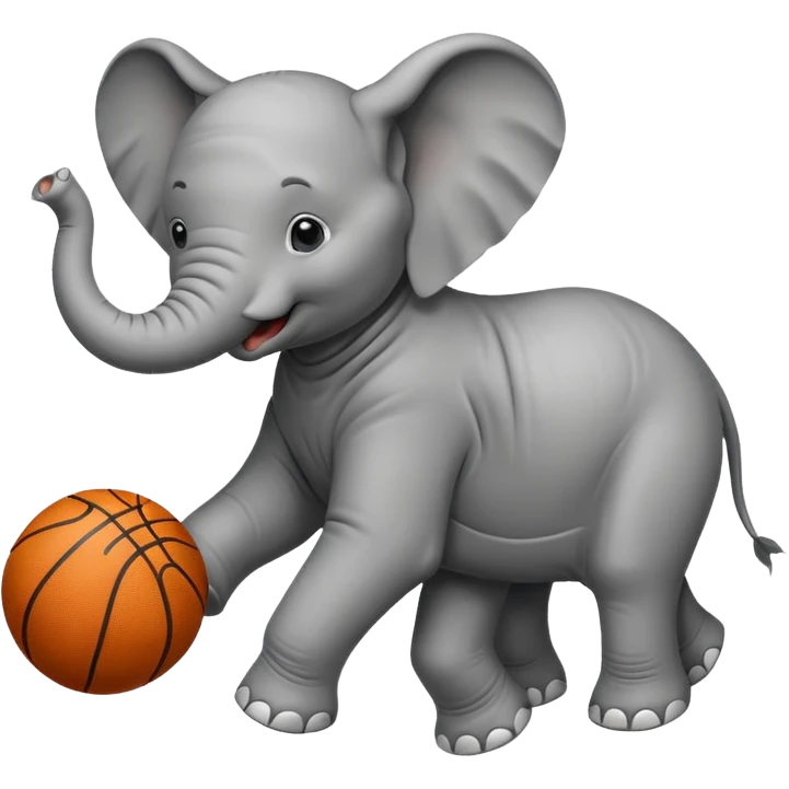 Elephant basketball emoji