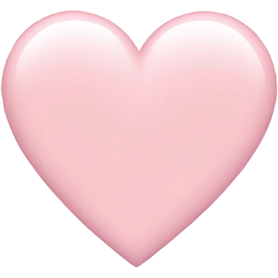light pink heart emoji