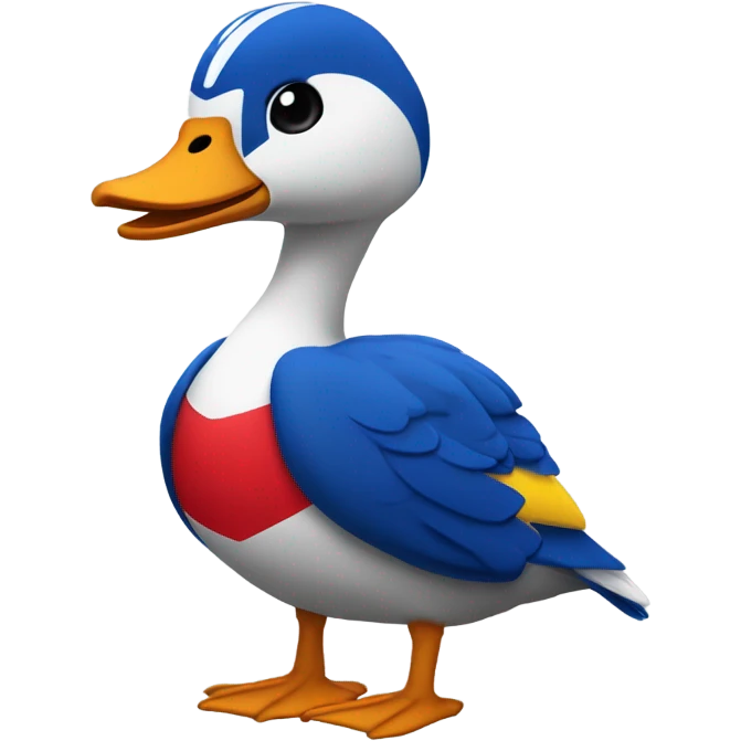 Porch goose in josh Allen jersey emoji