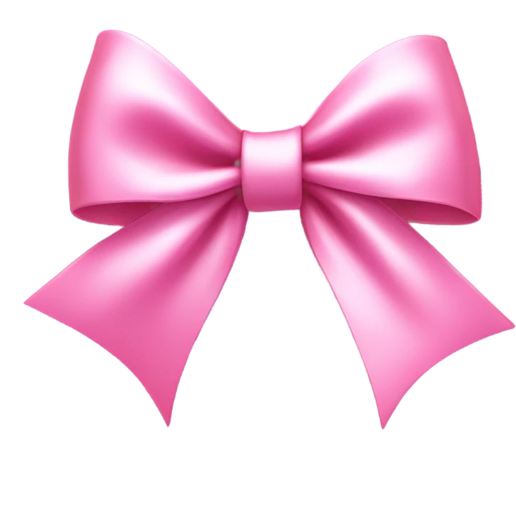 Pink bow  emoji